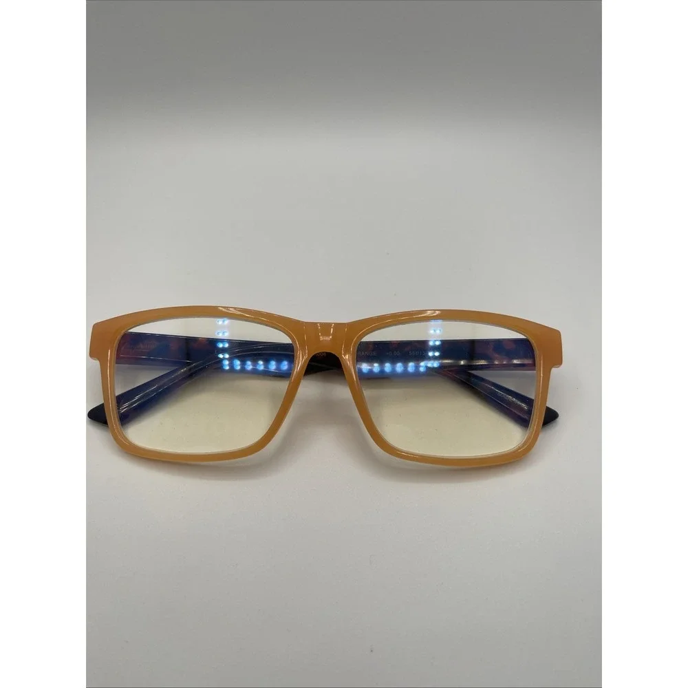 LUCKY BRAND VLBR006 MILKY ORANGE FULL RIM EYEGLASSES FRAMES 55-15-140 #659